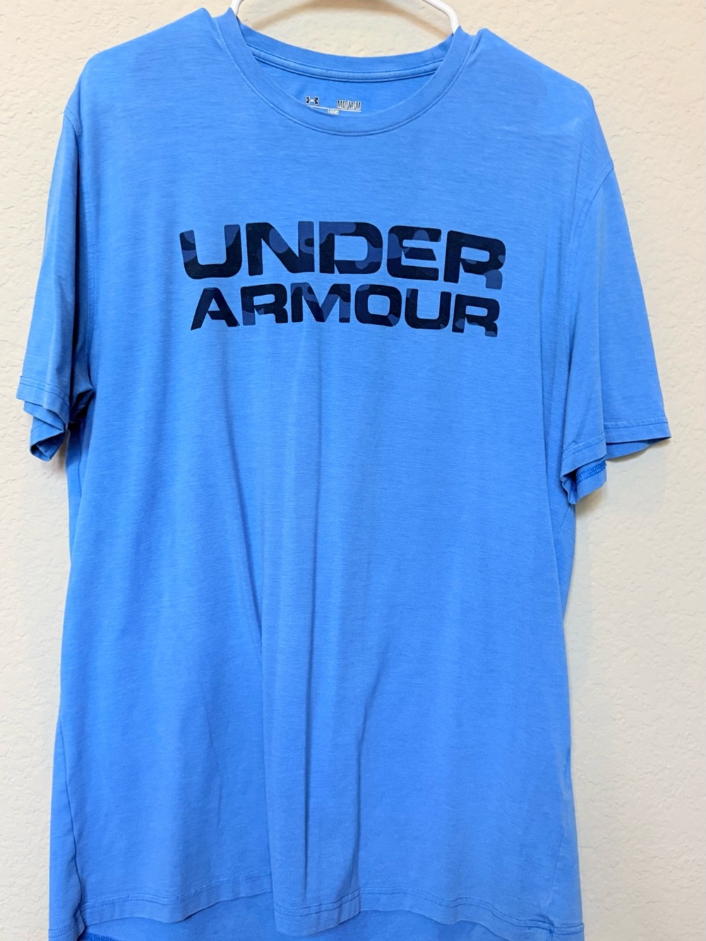 Under Armour Light Blue Short Sleeve Logo Tee